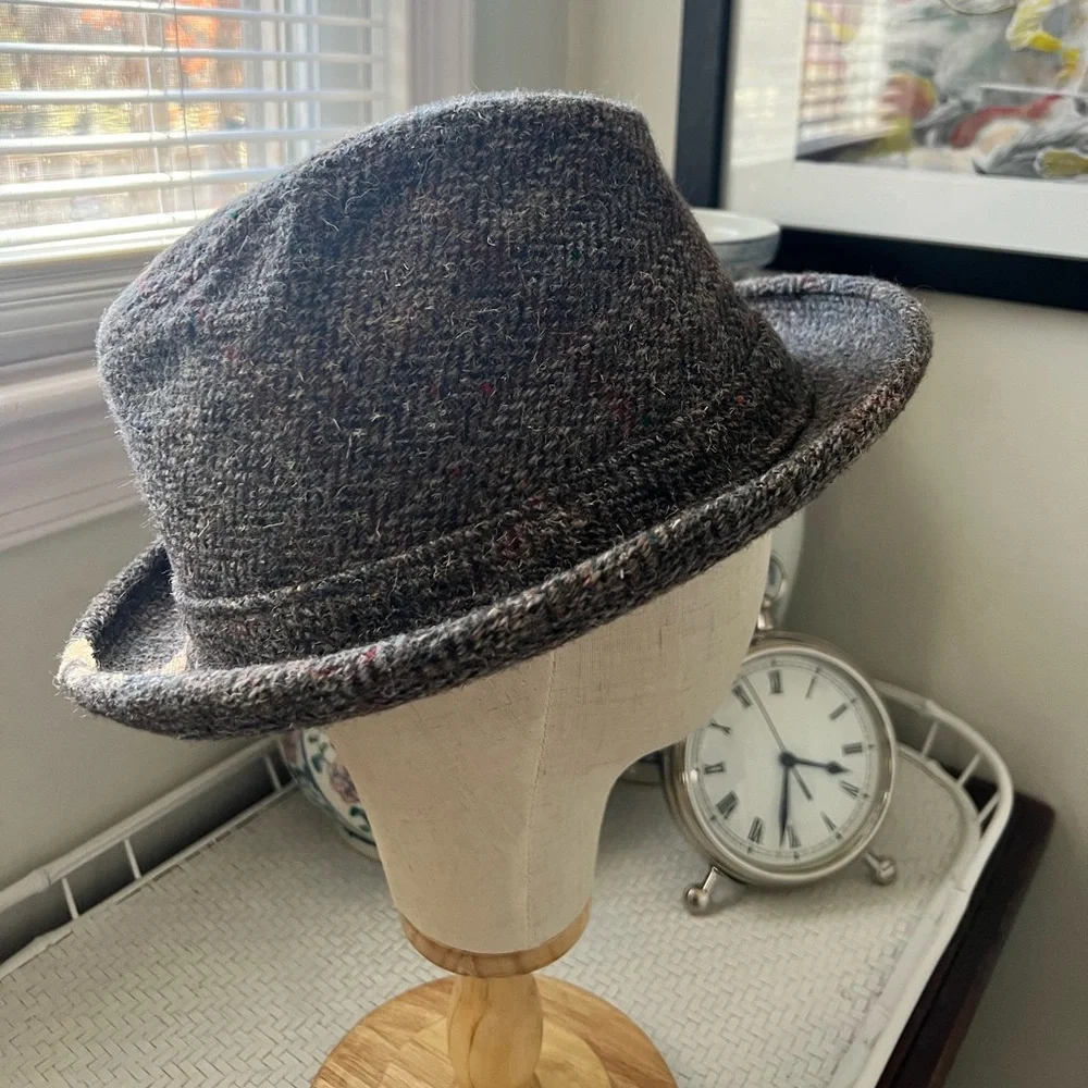 Vintage Adam New York tweed fedora
